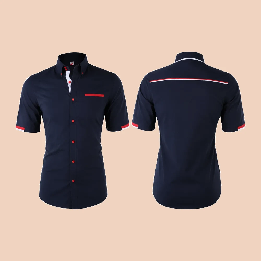 F1 uniform corporate shirt with contrast trim